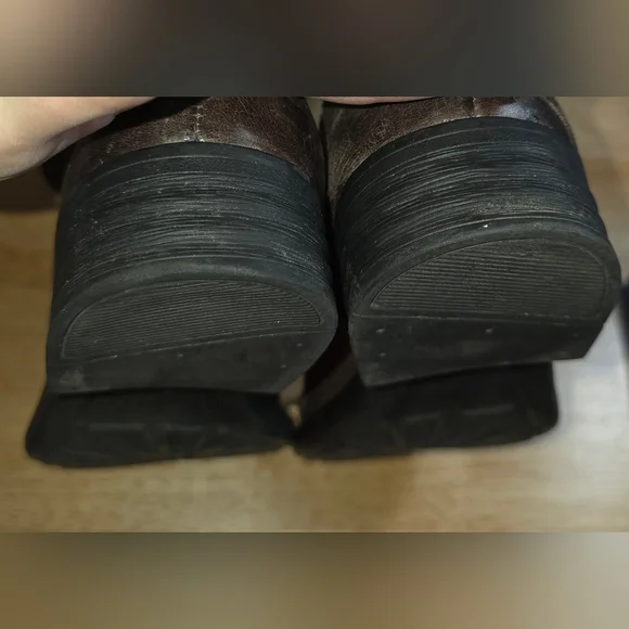 Bussola Trapani Trista Vintage Calf Leather Boots Size 39 - Picture 8 of 11